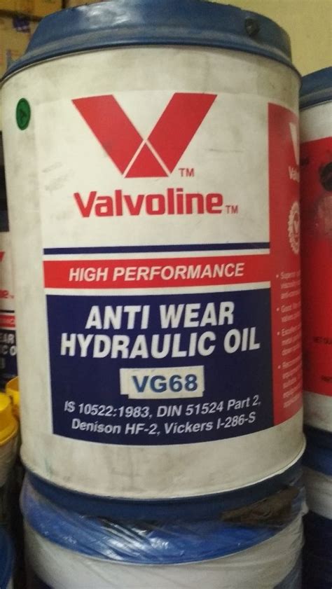 Valvoline Antiwear Hydraulic Oil VG 68 For Industrial At 115 Litre In