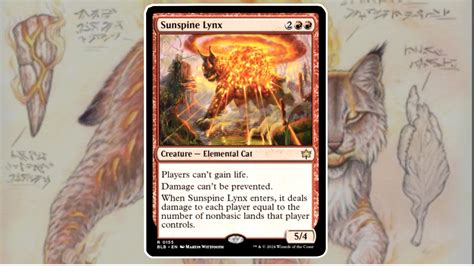 You Absolutely Will Take Damage From This Mtg Bloomburrow Cat