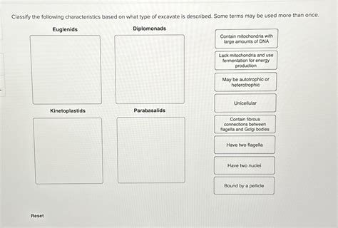 Solved Classify The Following Characteristics Based On What Chegg