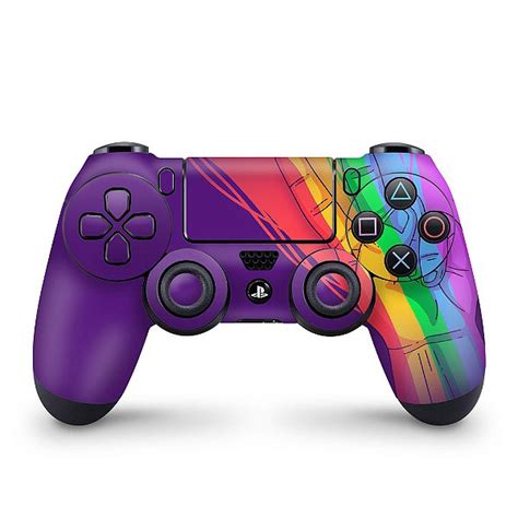 Skin Ps Controle Rainbow Colors Colorido Pop Arte Skins