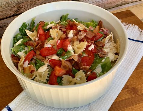 Blt Pasta Salad Aunt Bees Recipes