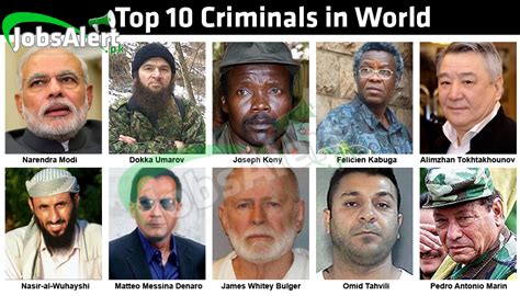 Top 10 Criminals Of The World 2017 List