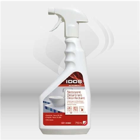 Nettoyant détartrant désinfectant 750ml IDOS Acidobact CPI Hygiène