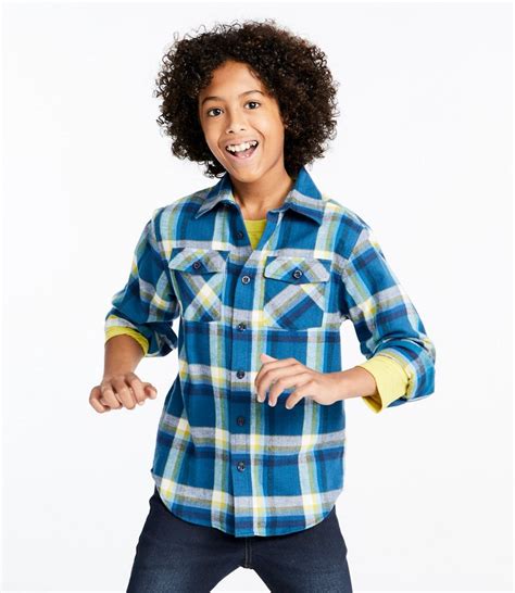 Boys' L.L.Bean Flannel Shirt, Plaid