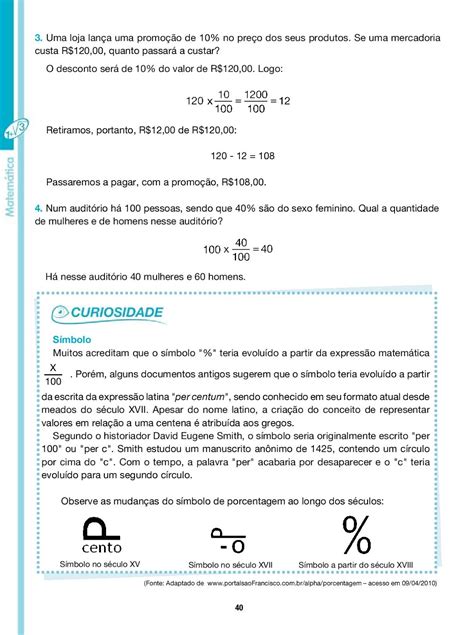 Exerc Cios De Porcentagem Ano