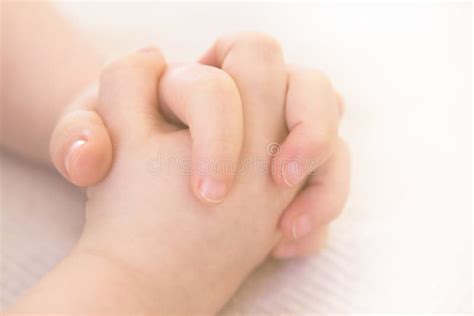 Small Girl Praying With Hands Together Stock Image - Image of concepts ...