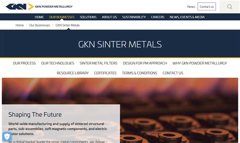 GKN Sinter Metals | Powdered Metal Parts