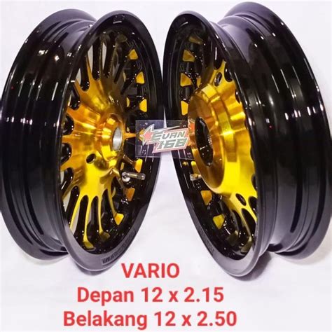 Jual Velg Racing Vnd Roullete Ring Vario Beat Scoopy Black Gold