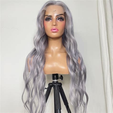 Platinum Human Hair Wig Etsy