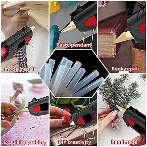 Hot Glue Gun Corded W Hot Melt Glue Gun Fast Heating Up Industrial High Temperature Melting