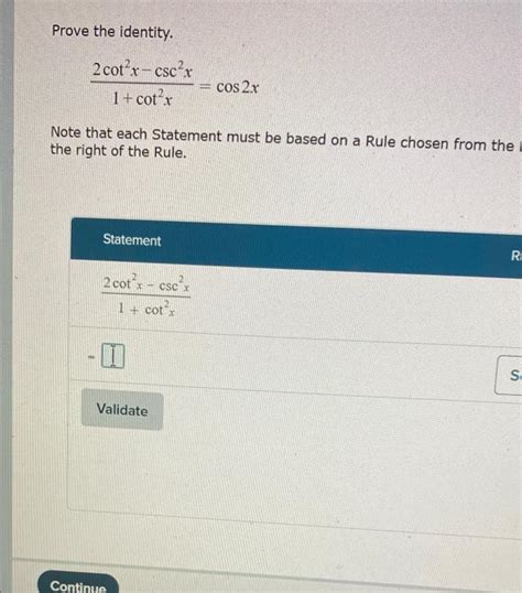 Solved Prove The Identity 2 Cot R Csc X 1 Cot R Cos 2x Chegg