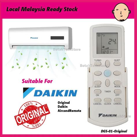 Daikin Genuie Part Aircond Air Cond Air Conditioner Remote Control