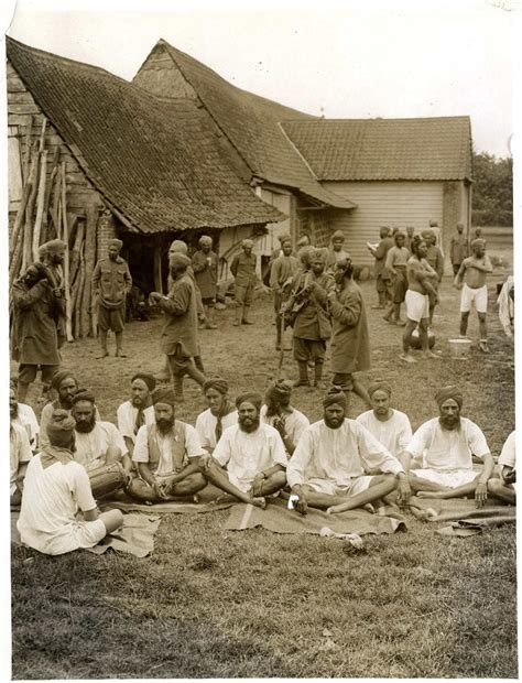 Sikh Soldiers Getting Ready For The Day In 1915 France (WWI) : r/Sikh