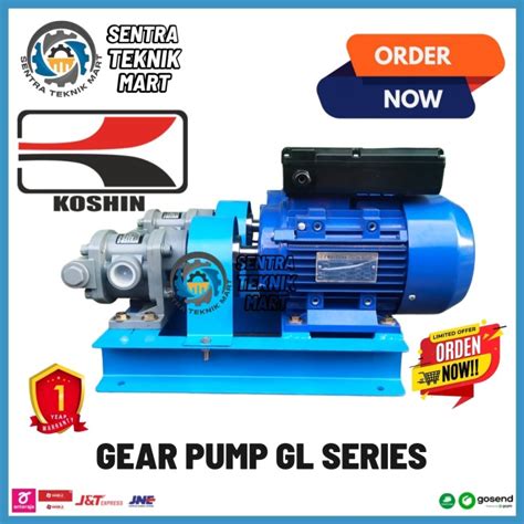 Jual KOSHIN GL 25 5 Pompa Gear Pump Explosion Proof 1 5KW 2HP 380V