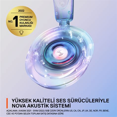 SteelSeries Arctis Nova 1P Hi-Fi Kablolu Beyaz Oyuncu Kulakligi | ITOPYA
