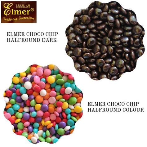 Jual Elmer Choco Chips Half Round 250gr 500gr 1kg REPACK Shopee