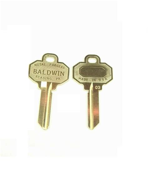 Baldwin 5 Pin Key Blanks C Keyway 50 Pack Countryside Locks