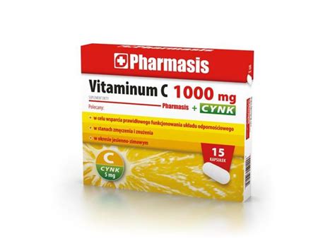 Pharmasis Vitaminum C 1000 Mg Cynk Ulotka Dawkowanie Zastosowanie