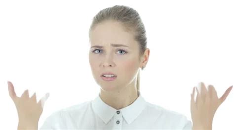 Angry Business Woman Shows Fuck You Sign Stock Video Pond5