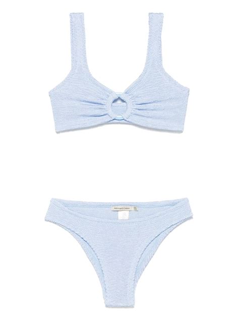 PARAMIDONNA Irina Bikini Purple FARFETCH