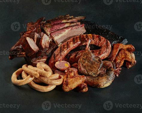 Variety of artisanal gourmet meat products and charcuterie 35355334