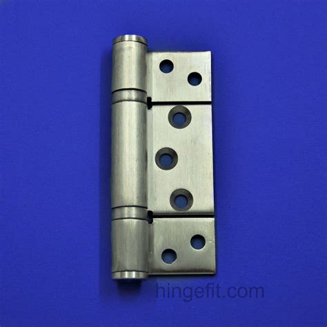 100mm Offset Profile Bifold Hinge Set Stainless Steel