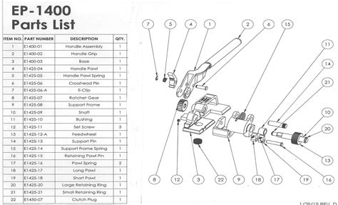 Encore Edge Parts Diagram