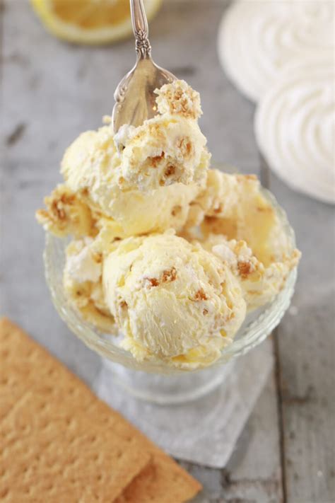 Lemon Meringue Pie Ice Cream No Machine Gemmas Bigger Bolder Baking