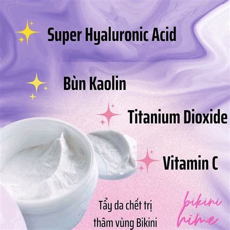 Kem Tẩy Tế Bào Chết Trị Thâm Vùng Bikini BikiniHime Nhật Bản 35gKem Tẩy Tế Bào Chết Trị Thâm