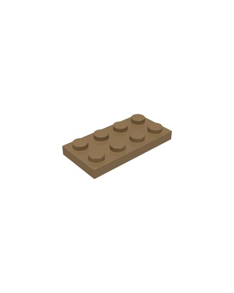 Lego Dark Tan Plate X