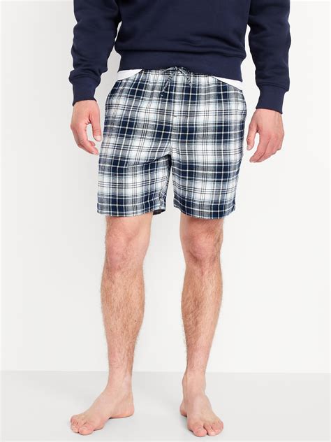 Flannel Pajama Shorts For Men Old Navy