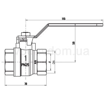 Кран шаровый IVR 1/2'' ВВ Evermid Plus 918/А (арт38) Купить в Киеве по ...