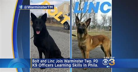 K9 Officers Join Ranks With Warminster Township Police Department Cbs