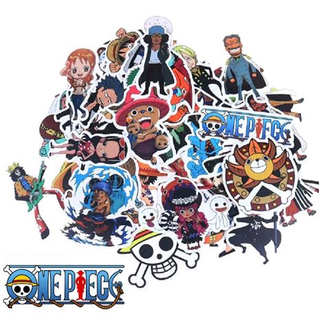 Pcs One Piece Sticker Anime Paper Stickers Shopee Malaysia