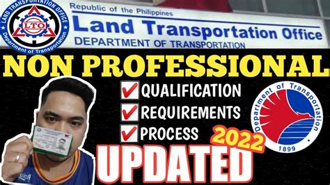 Paano Kumuha Ng Non Professional Drivers License Step By Step Guide