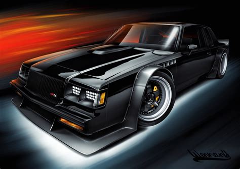 Andreas Wennevold Buick Gnx Grand National Protouring Rendering