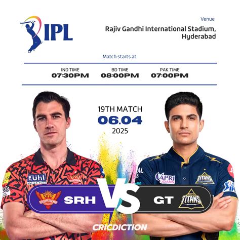 match preview sunrisers hyderabad  gujarat titans srh  gt