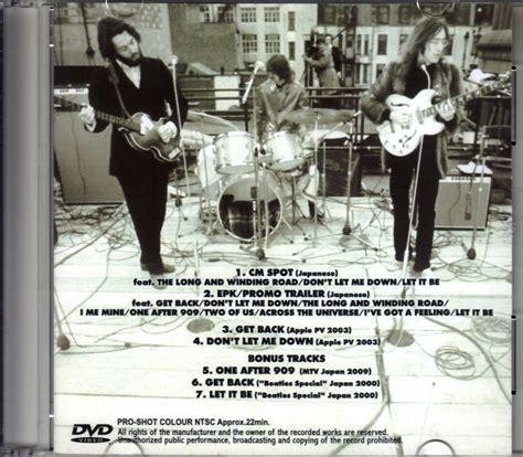 Beatles Naked Promp Clips SAKURA Record