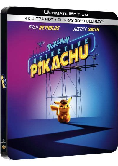 Pok Mon D Tective Pikachu K Ultra Hd Blu Ray Steelbook Bluecats