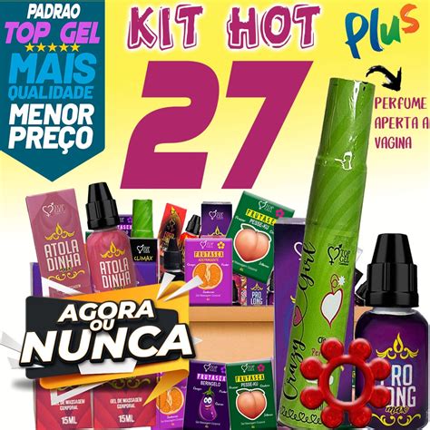 Kit Sex Shop Produtos Er Ticos Perfume Vaginal Lubrificante