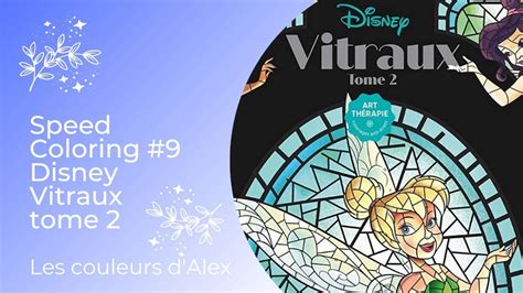 Speed Coloring Disney Vitraux Tome Youtube