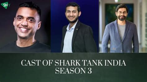 Exploring The Dynamic New Sharks of Shark Tank India Season 3- Cast Of ...