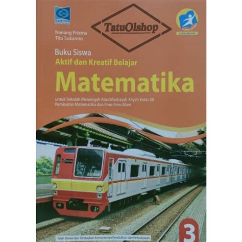 Jual Buku Matematika Peminatan Sma Kelas X Xi Xii