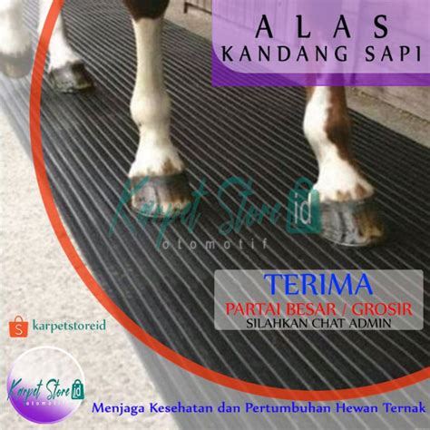 Jual Karpet Alas Kandang Sapi Ukuran X Cm Tebal Mm Shopee