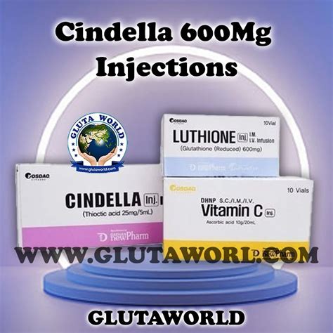 Cindella Mg Injections For Skin Whitening Packaging Type Box At