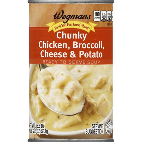 Wegmans Food You Feel Good About Chunky Chicken Broccoli Cheese