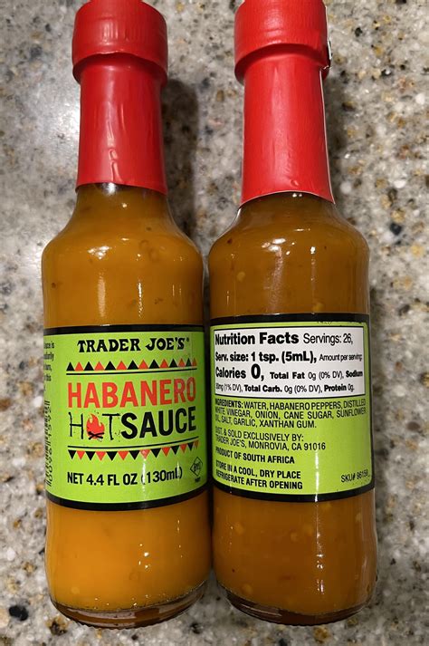 Trader Joe S Habanero Sauce Dining And Cooking