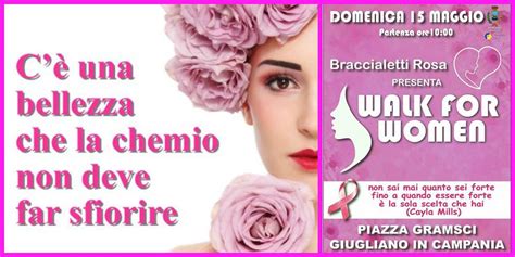 Giugliano Si Tinge Di Rosa Il Maggio La Marcia Walk For Women Il