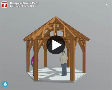 Hexagonal Gazebo Plan Timber Frame Hq