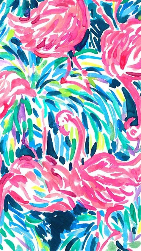 Lilly Pulitzer Flamingo Wallpaper